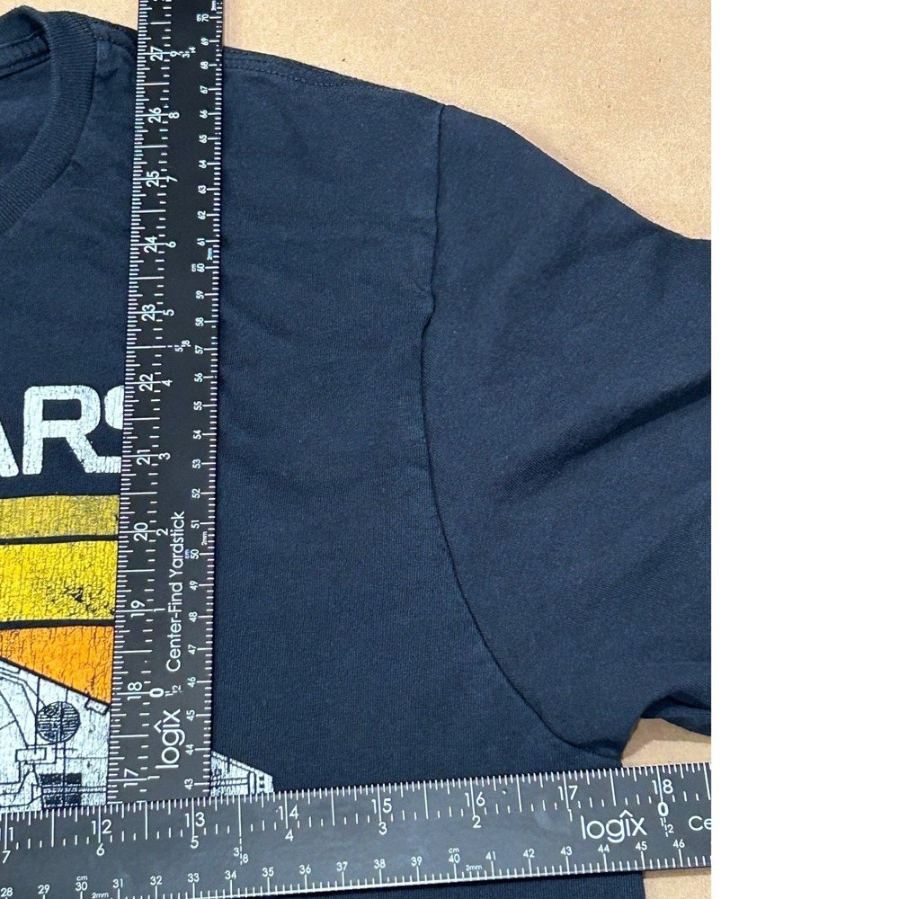 Fifth Sun Star Wars Black Millennium Falcon T-Shirt Mens Size M - Picture 5 of 5